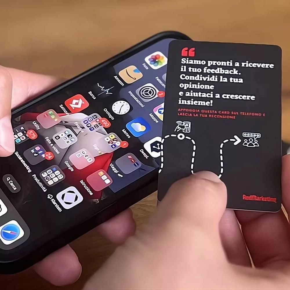 raccogliere recensioni card nfc